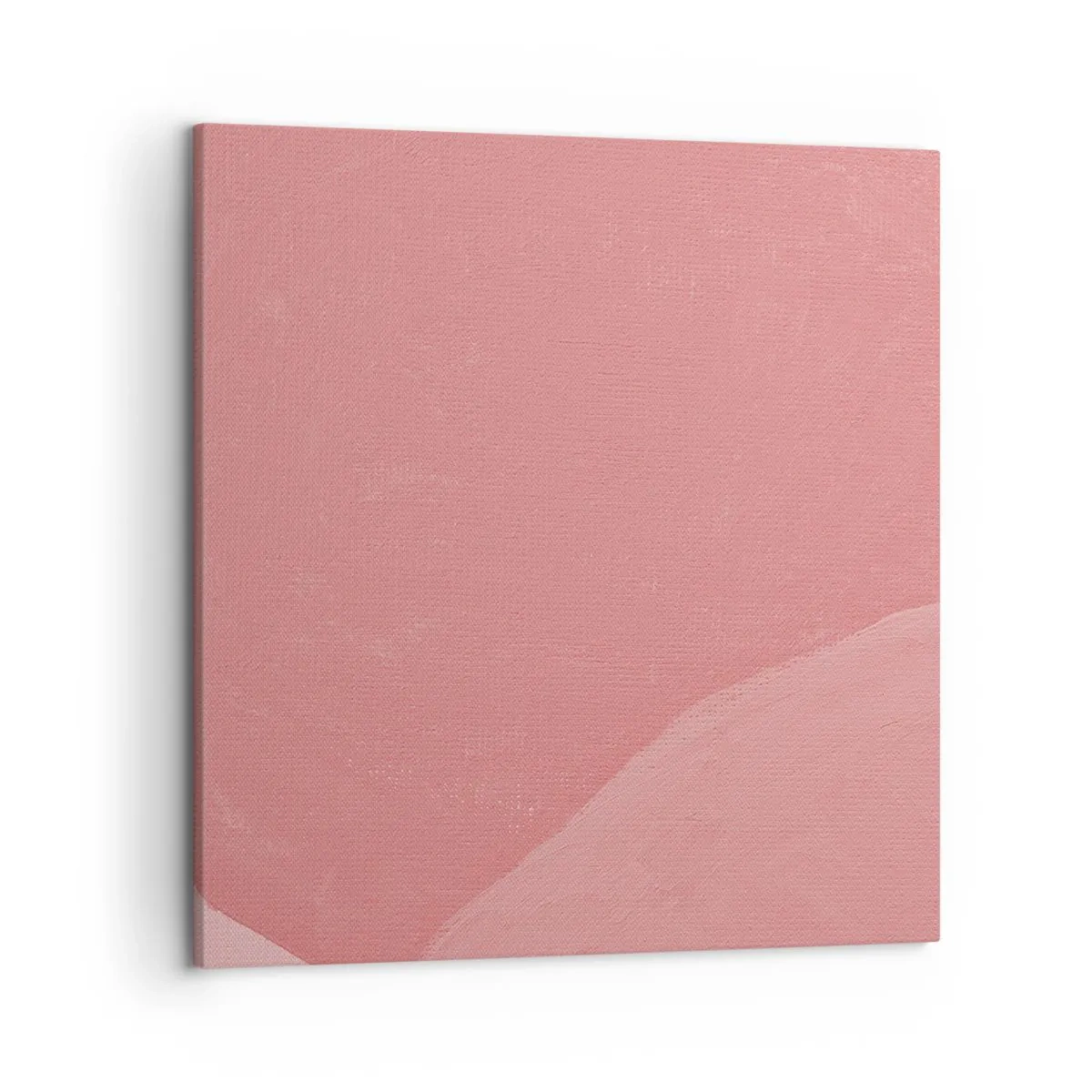 Schilderen op canvas - Organische compositie in roze - 50x50 cm