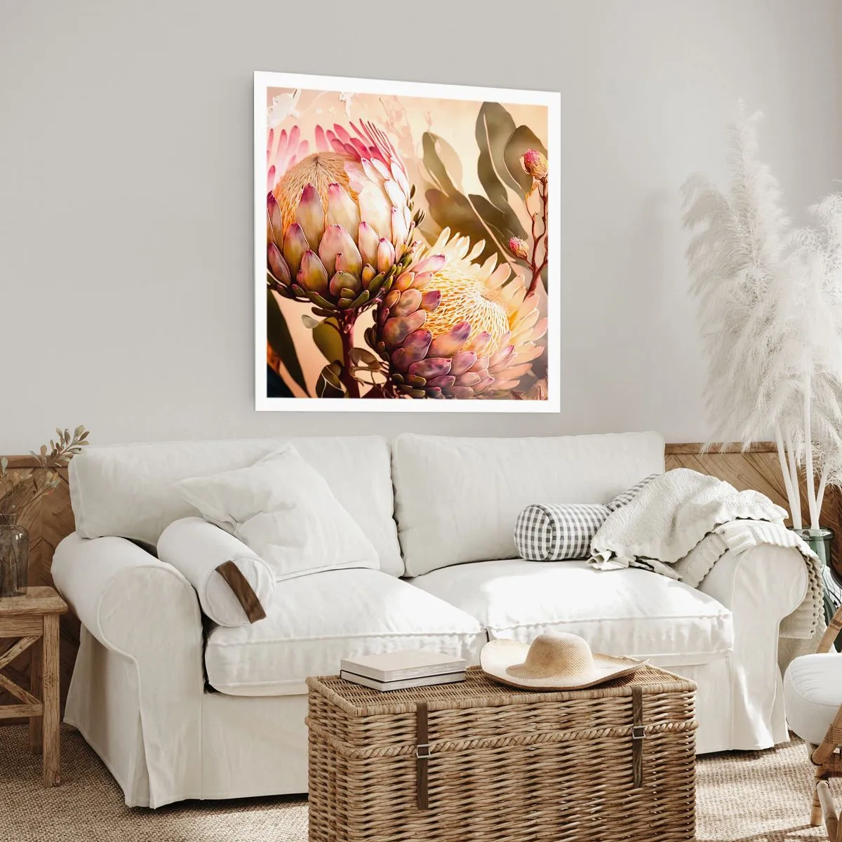 Poster - Teeder omarmd - 50x50 cm