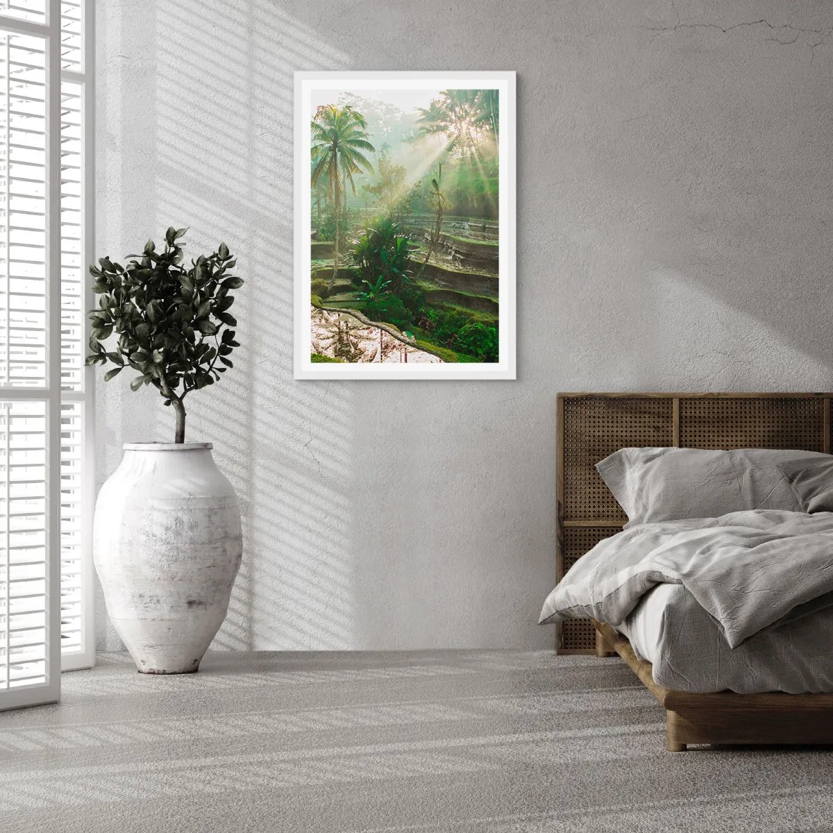 Poster in een witte lijst - Opgroeien in de zon - 30x40 cm