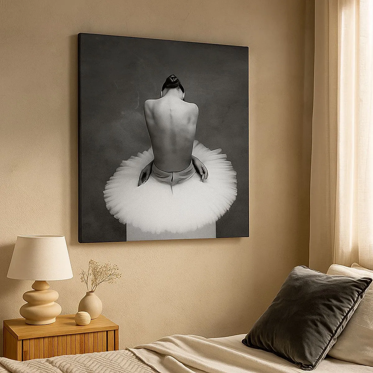 Schilderen op canvas - Het bloeit gewoon - 30x30 cm