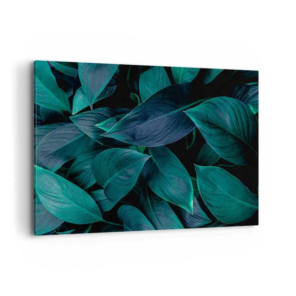 Schilderen op canvas - Groen op zichzelf - 120x80 cm