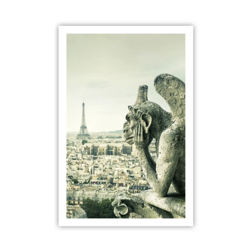 Poster - Parijs' babbelen - 61x91 cm