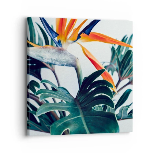 Schilderen op canvas - Vogelstruik - 30x30 cm