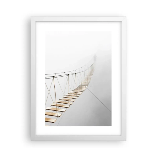 Poster in een witte lijst - Waar zal het je brengen? - 30x40 cm