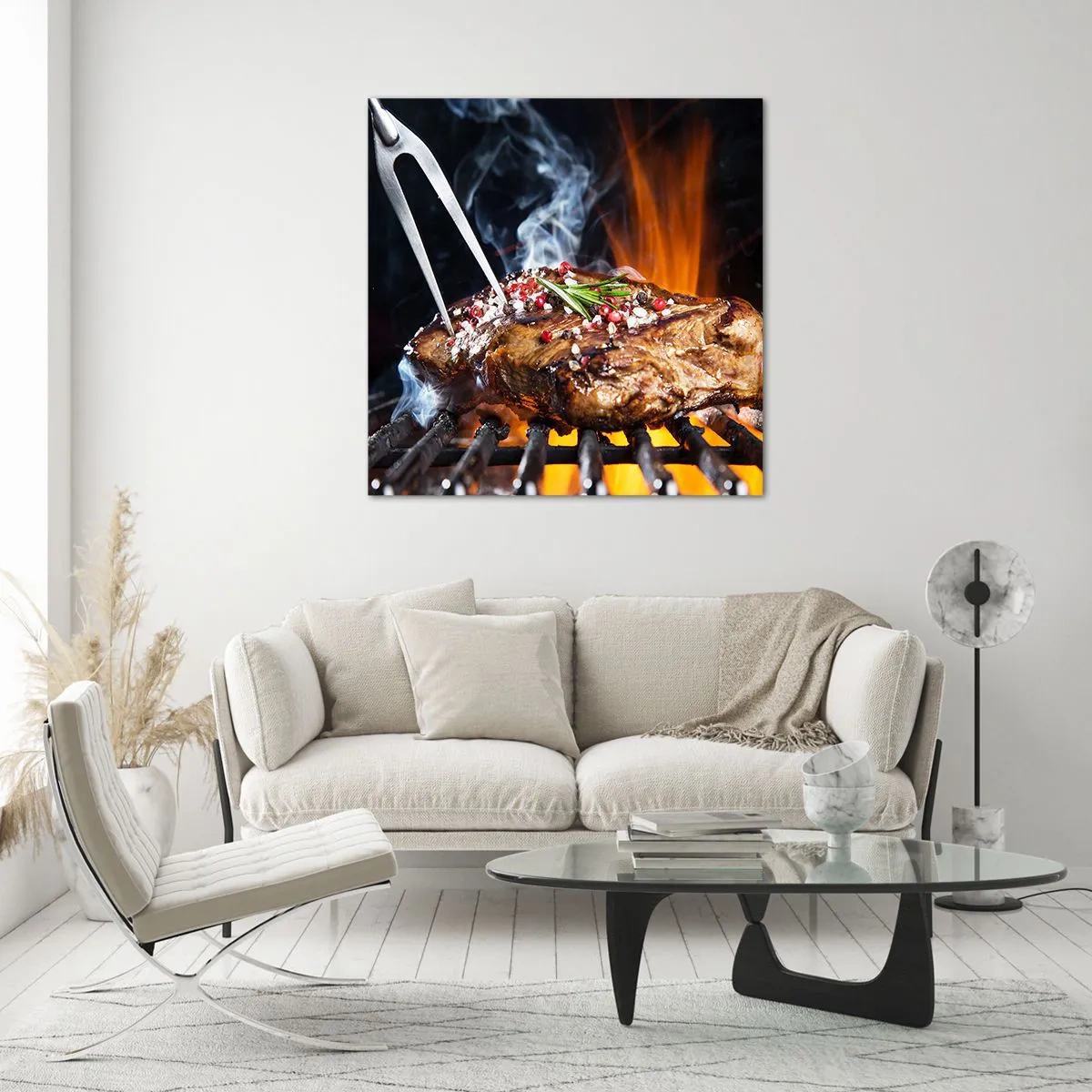 Schilderen op glas - Sappig en geurig - 50x50 cm