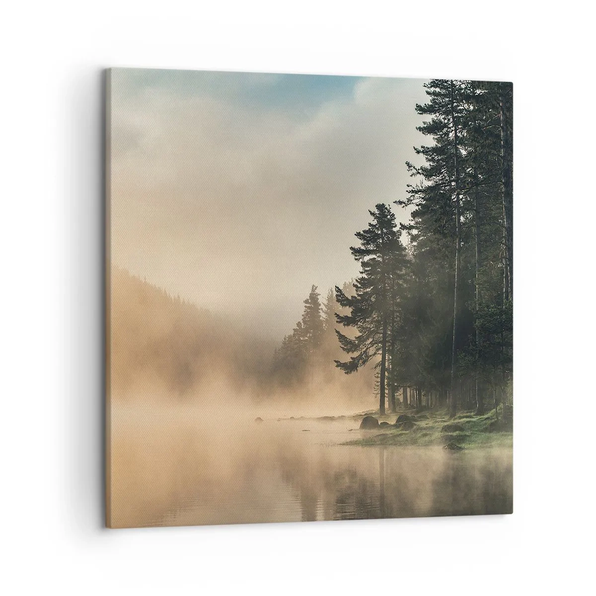 Schilderen op canvas - De geboorte van de dag - 50x50 cm