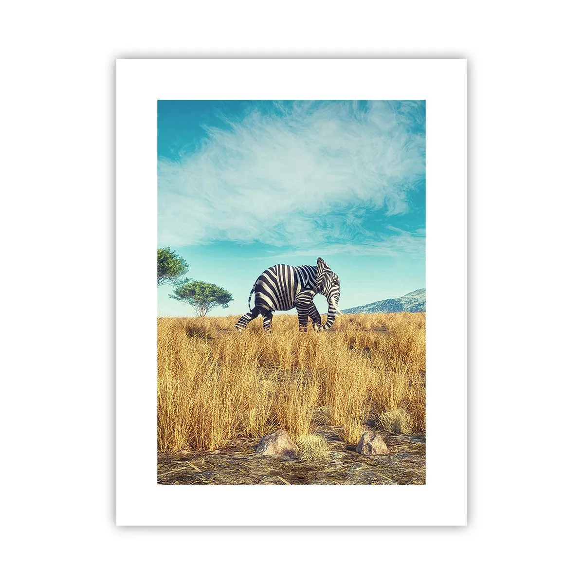 Poster - Grijs is niet meer in de mode - 30x40 cm