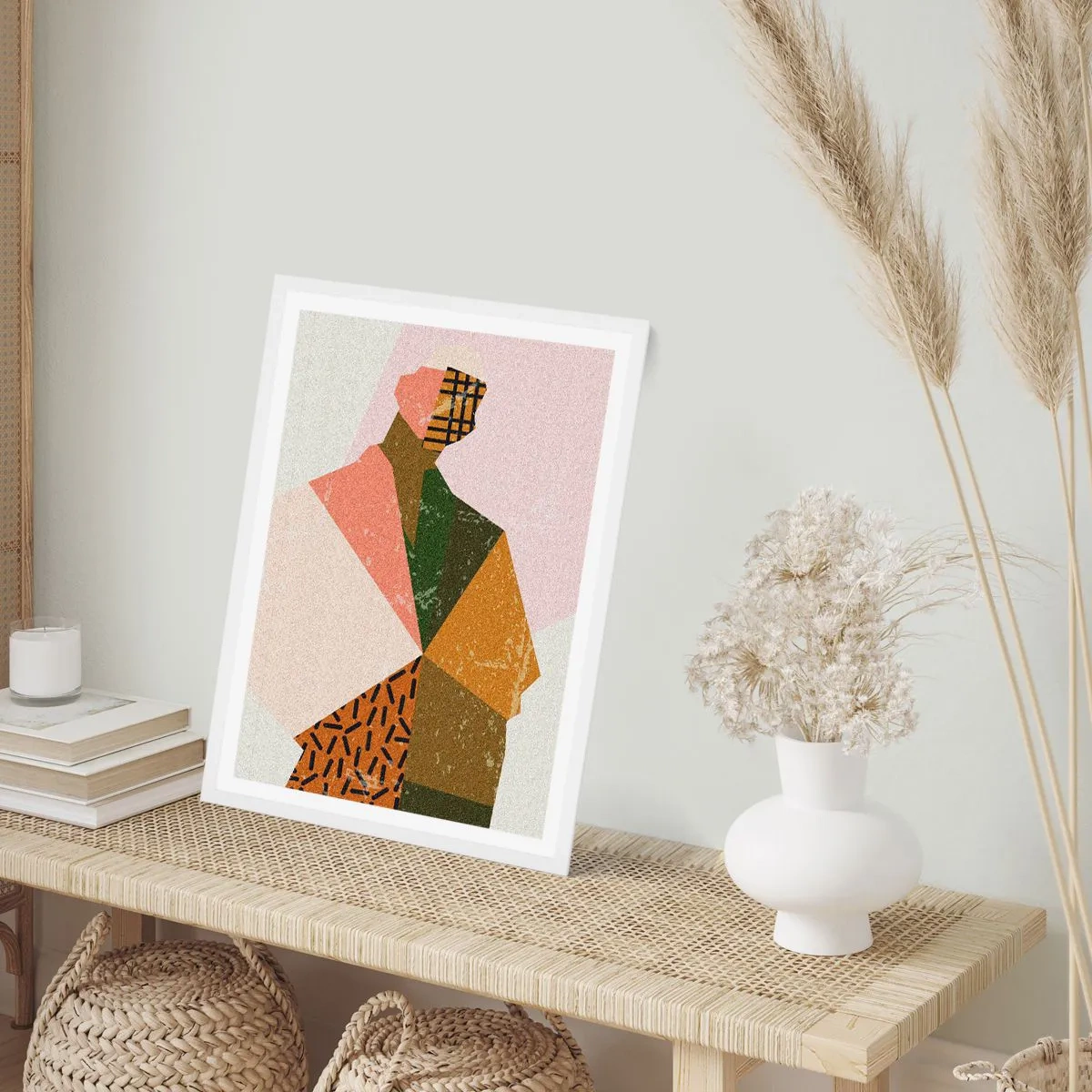 Poster in een witte lijst - De mens – een ingewikkeld wezen - 30x40 cm