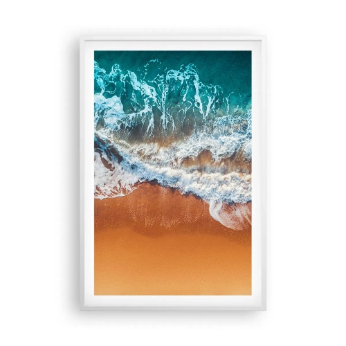 Poster in een witte lijst - Altijd hand in hand - 61x91 cm