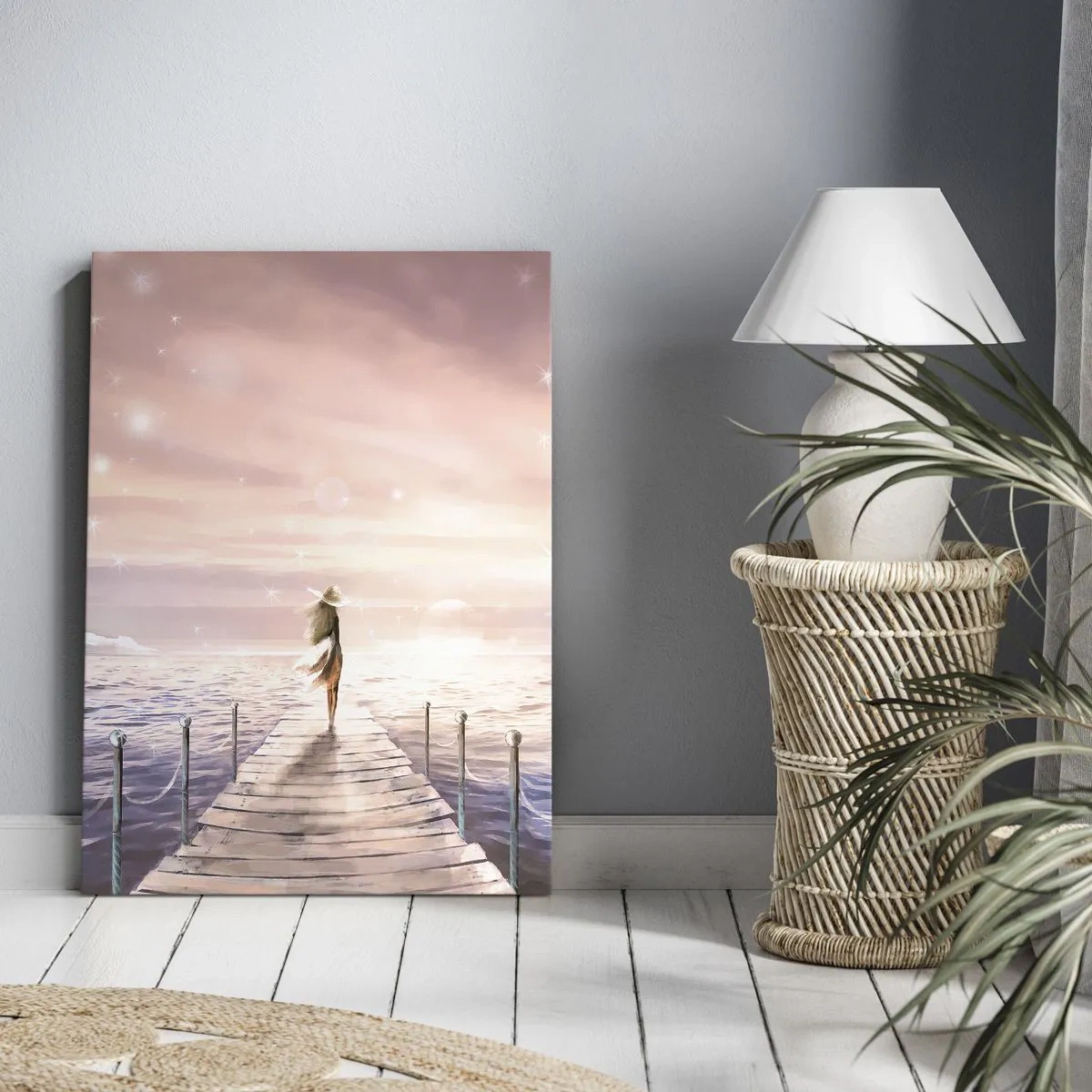 Schilderen op canvas - In het licht van een droom - 50x70 cm