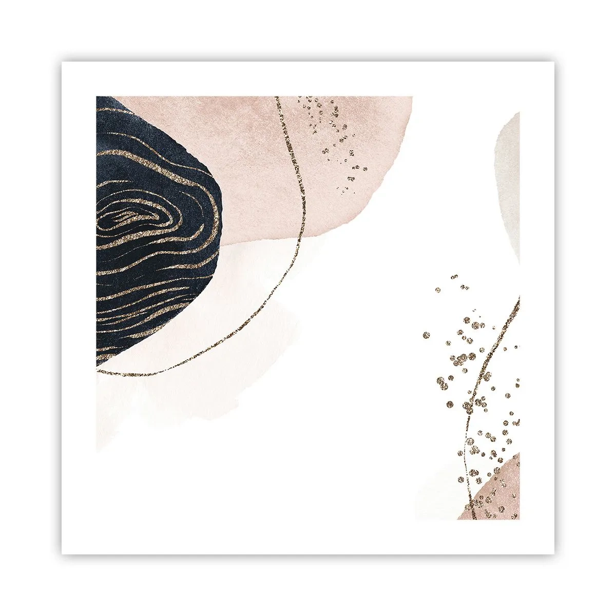 Poster - Alles vloeit - 50x50 cm