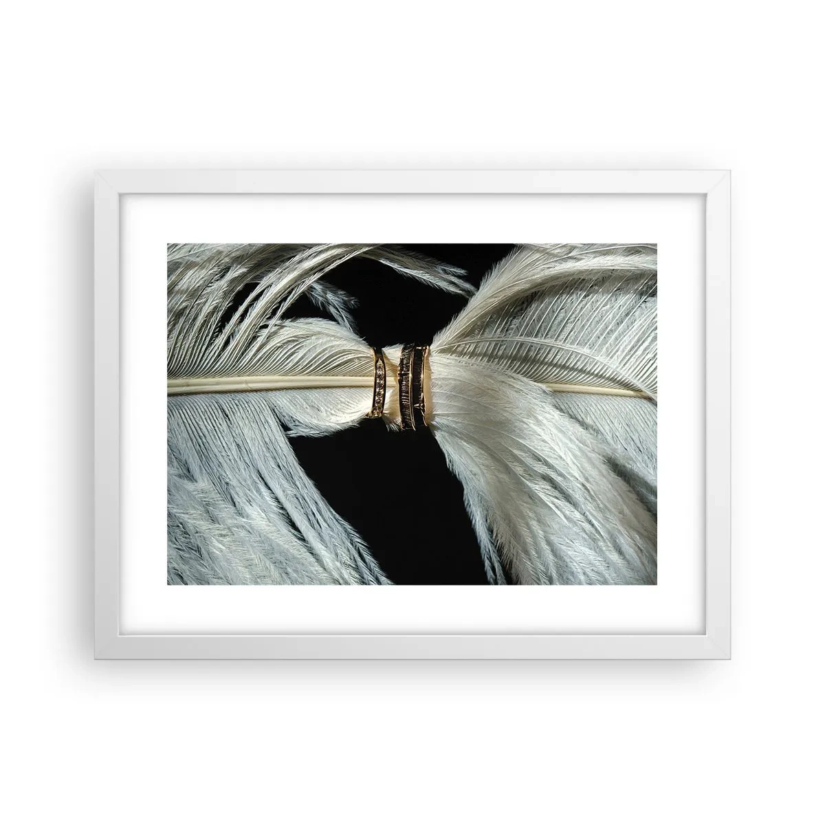 Poster in een witte lijst - ... en ik zal je niet verlaten ... - 40x30 cm
