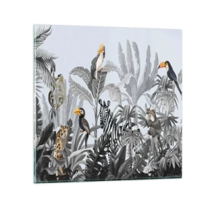 Schilderen op glas - Afrikaans sprookje - 40x40 cm