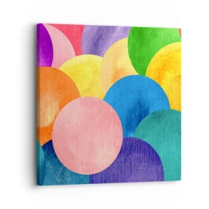 Schilderen op canvas - De oorspronkelijke volheid van het leven - 30x30 cm