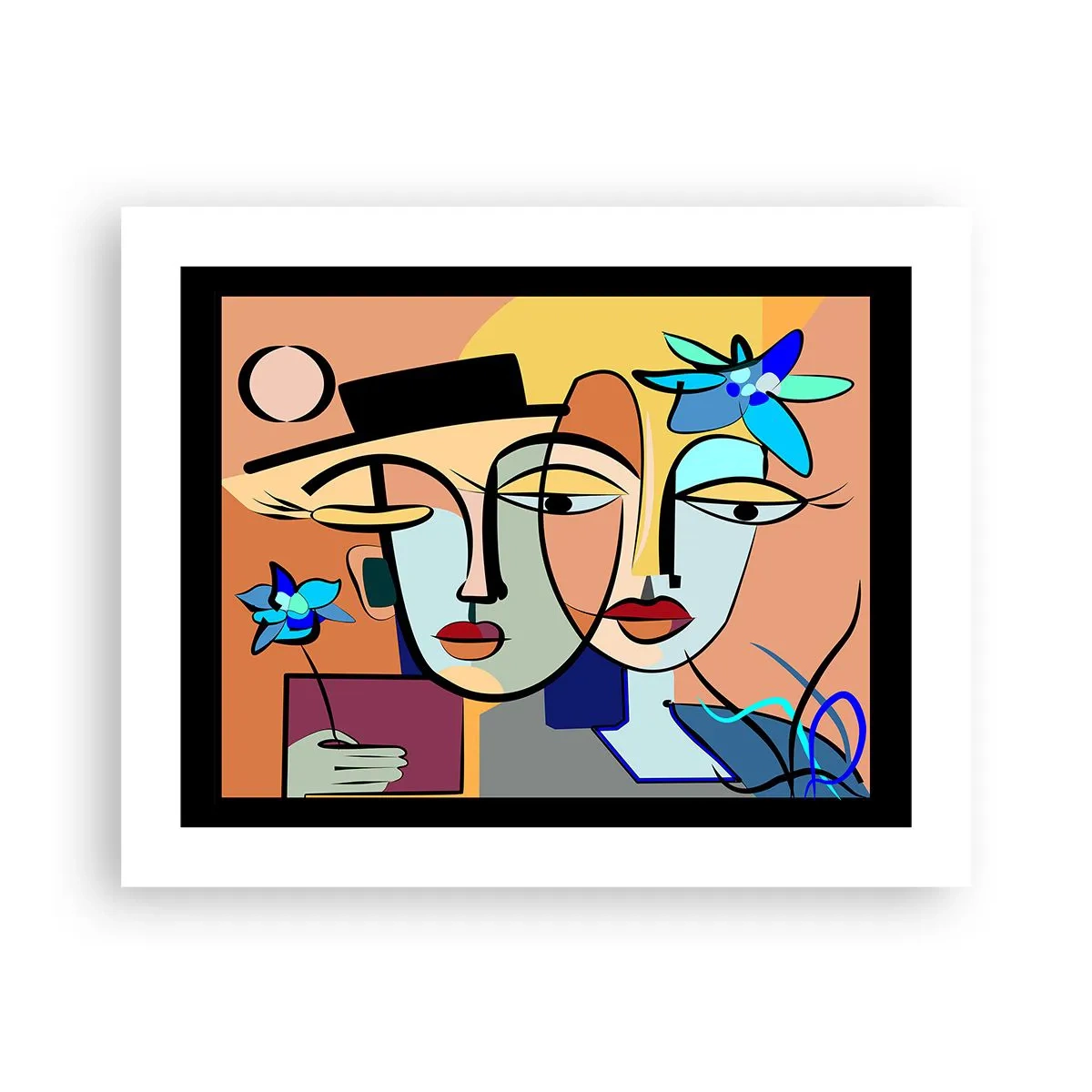 Poster - Picasso's randez-vous - 50x40 cm