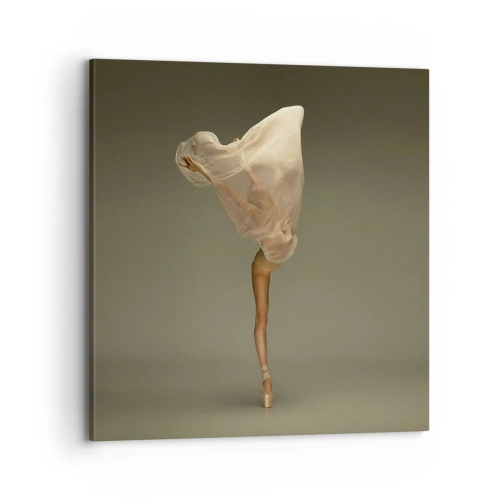 Schilderen op canvas - Het zal snel omhoog vliegen - 70x70 cm