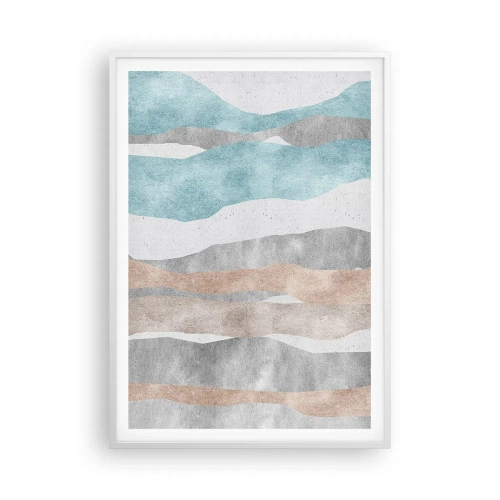 Poster in een witte lijst - Een studie van nabijheid - 70x100 cm