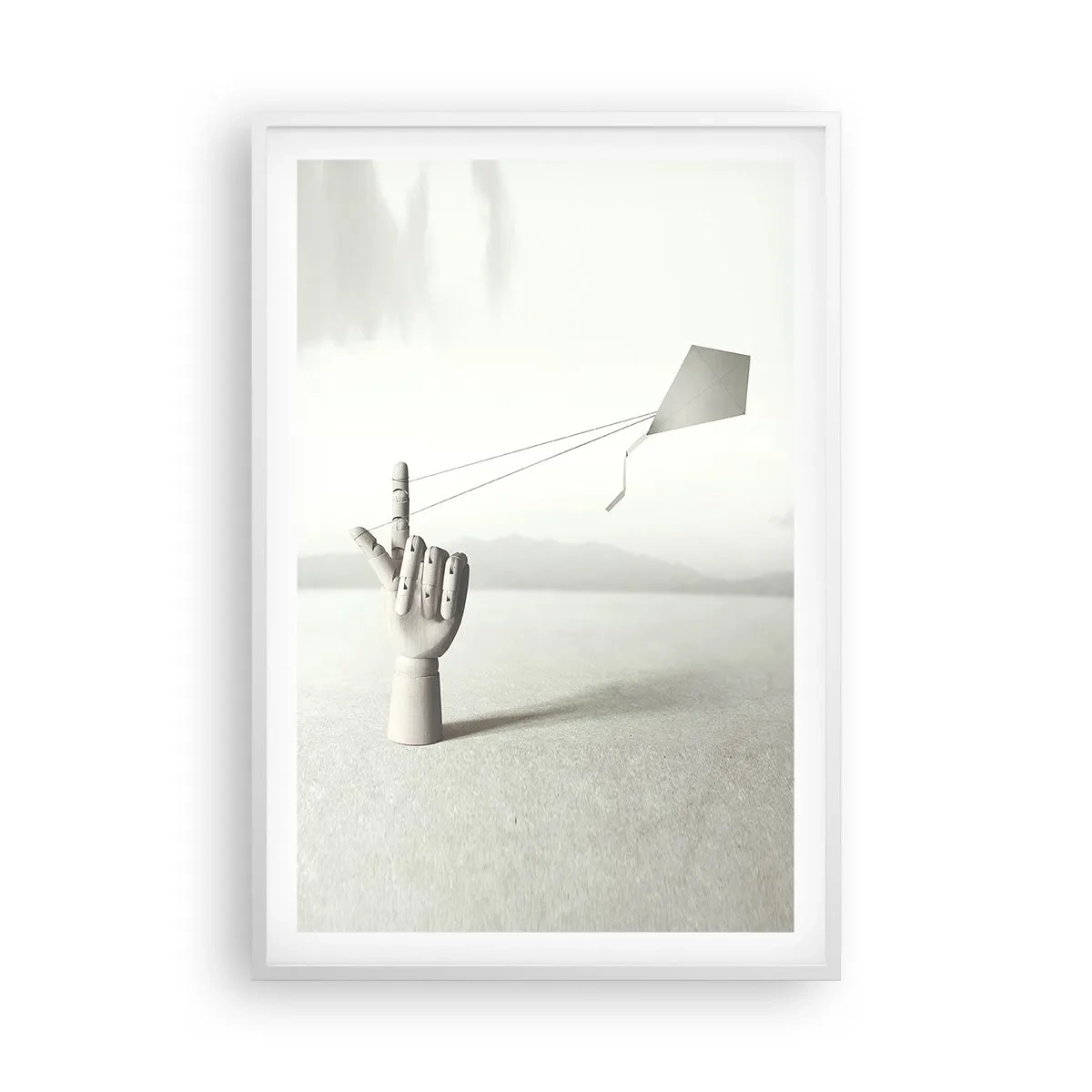 Poster in een witte lijst - Krachttest - 61x91 cm