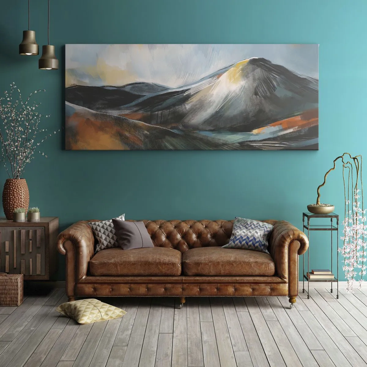 Schilderen op canvas - Ruw en prachtig - 140x50 cm