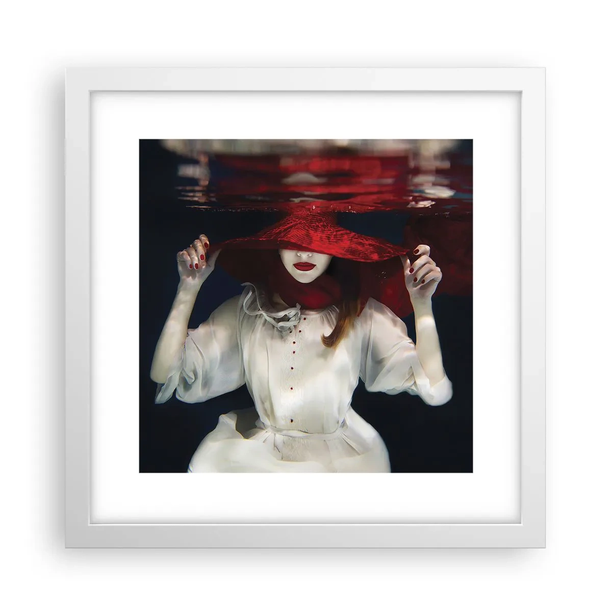 Poster in een witte lijst - Hatelijke godin in de Slavische mythologie - 30x30 cm
