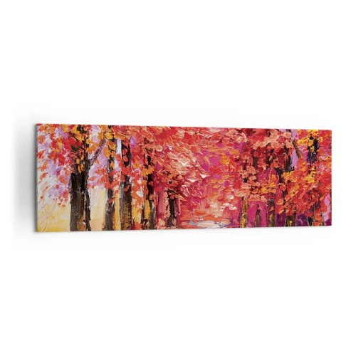 Schilderen op canvas - Herfst impressie - 160x50 cm