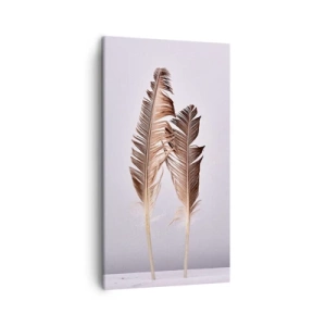 Schilderen op canvas - Tegen het niets - 45x80 cm