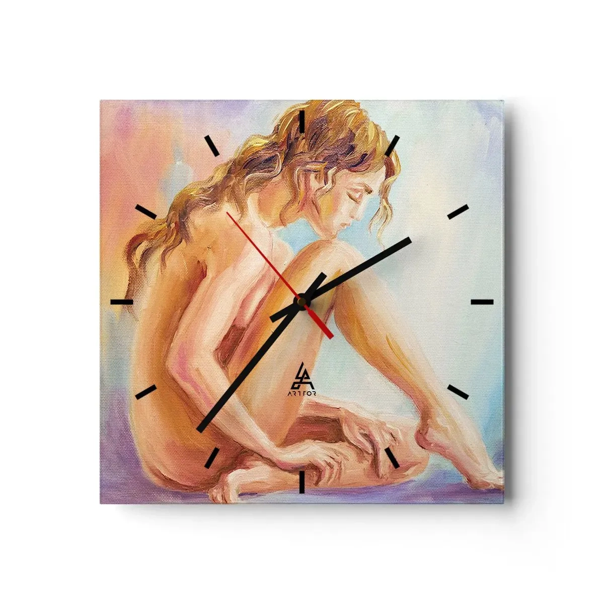 Wandklok - Klok - De daad van de jeugd - 30x30 cm