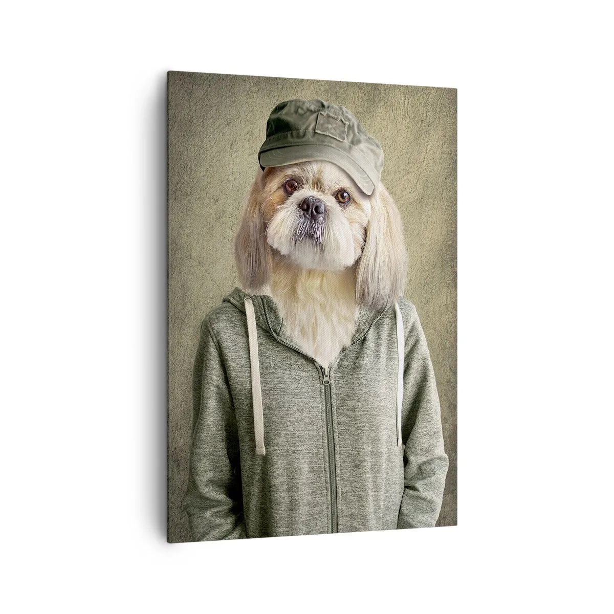 Schilderen op canvas - Ik heb liever losser - 70x100 cm