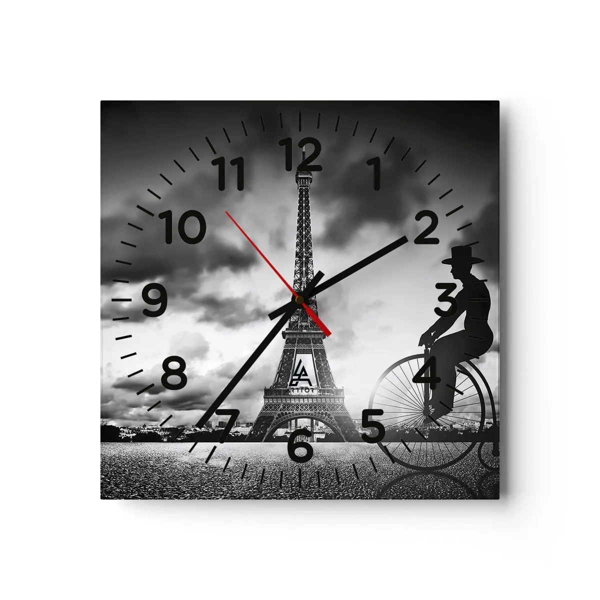 Wandklok - Klok - Verlangen naar Belle Epoque - 30x30 cm