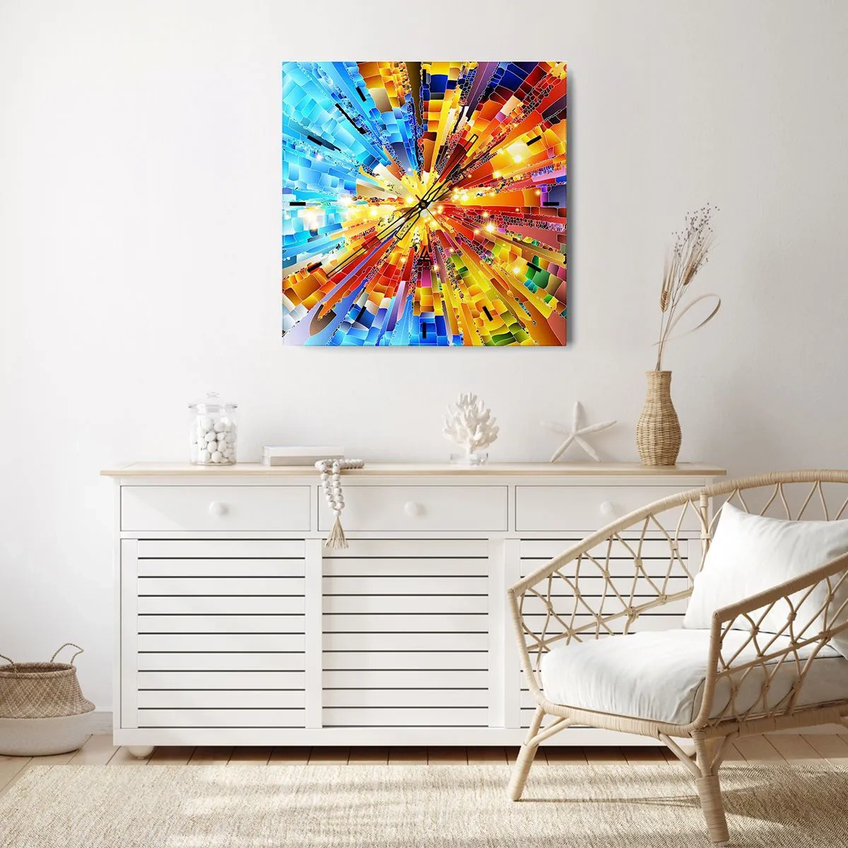 Wandklok - Klok - In medias res - 40x40 cm