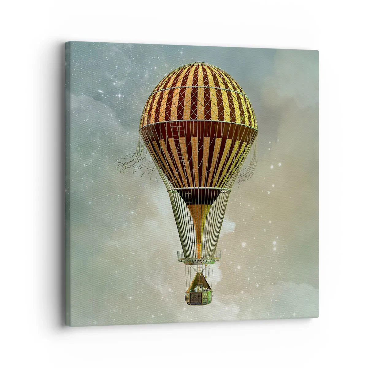 Schilderen op canvas - Baanbrekende vluchten - 30x30 cm