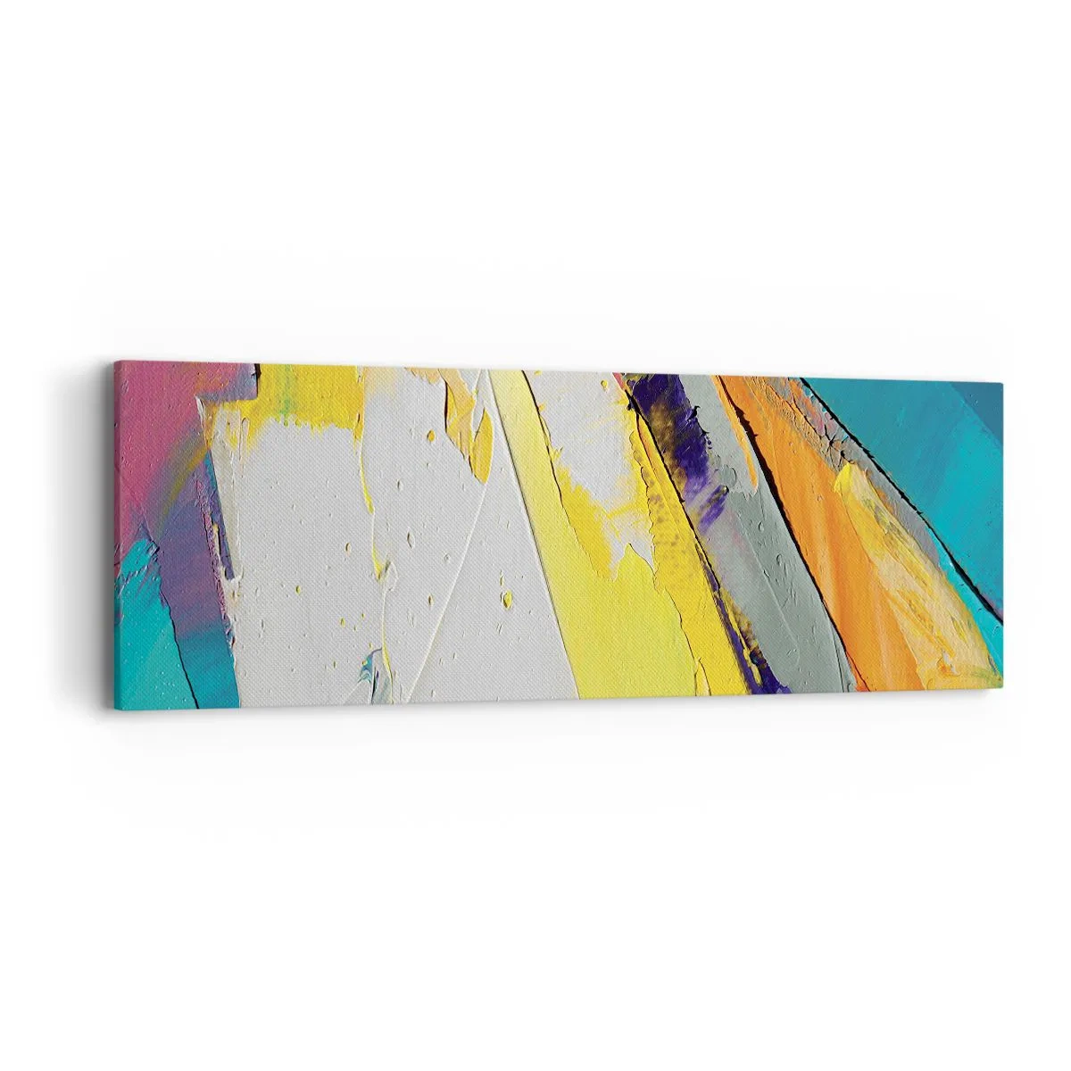 Schilderen op canvas - De anatomie van licht - 90x30 cm