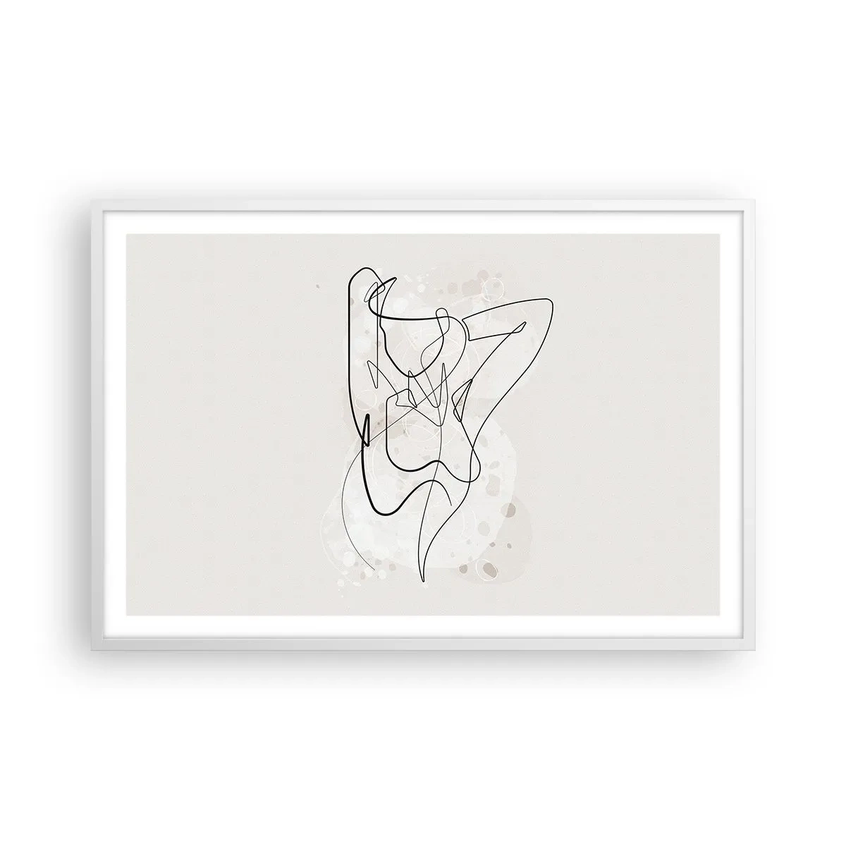 Poster in een witte lijst - De kunst van het verleiden - 91x61 cm