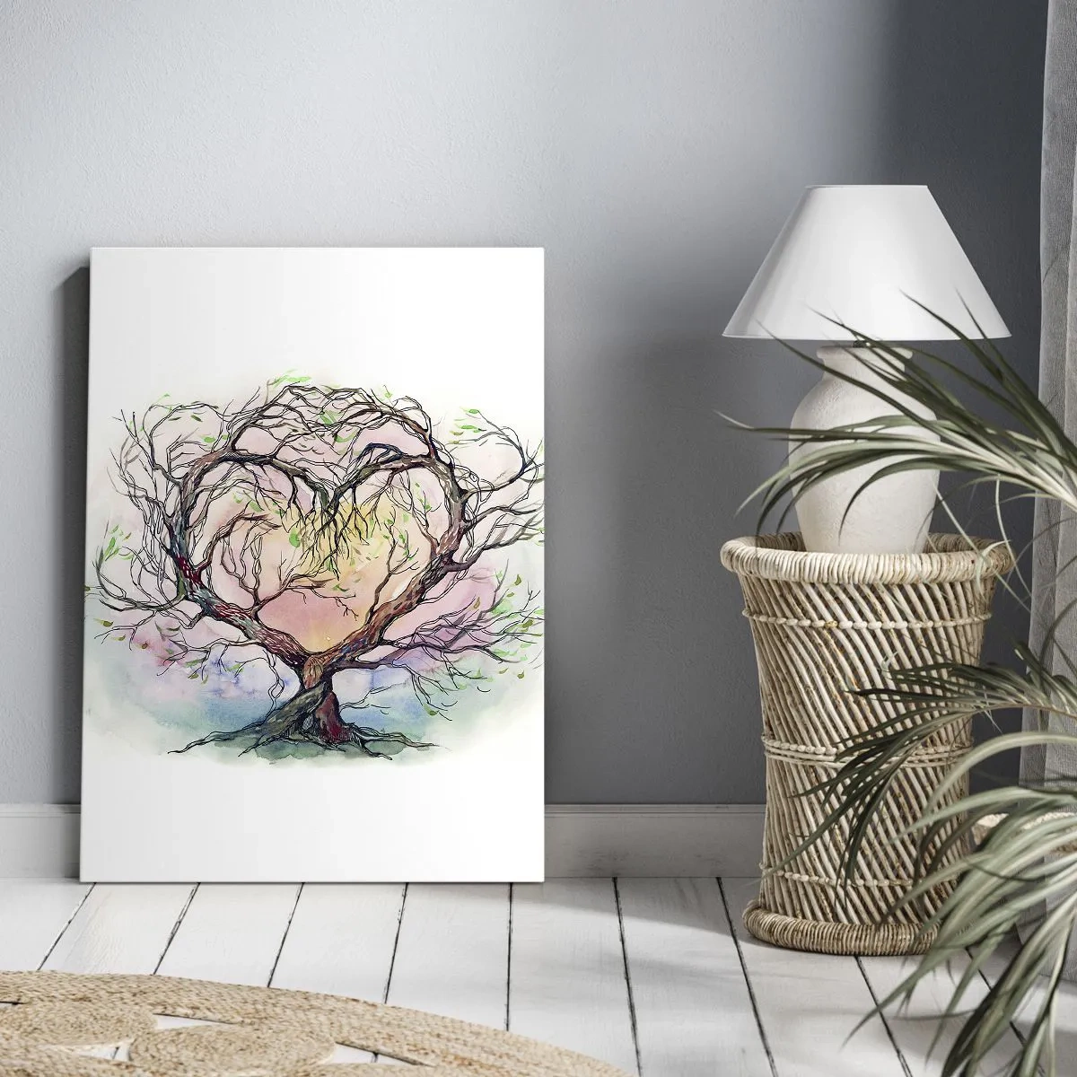 Schilderen op canvas - Samen tegen de stormen - 50x70 cm