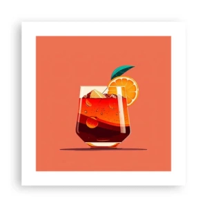 Poster - Zomerse verfrissing - 40x40 cm