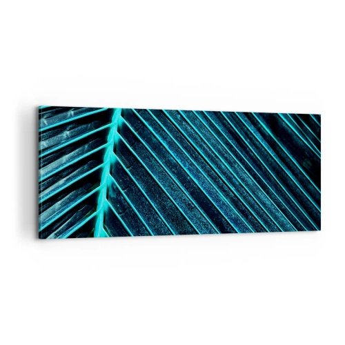 Schilderen op canvas - Groene textuur - 100x40 cm