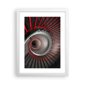Poster in een witte lijst - Architectuur plezier - 30x40 cm