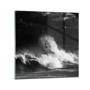 Schilderen op glas - Uitdaging aanvaard! - 70x70 cm