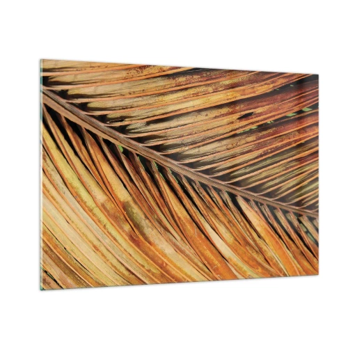 Schilderen op glas - Kokos goud - 100x70 cm