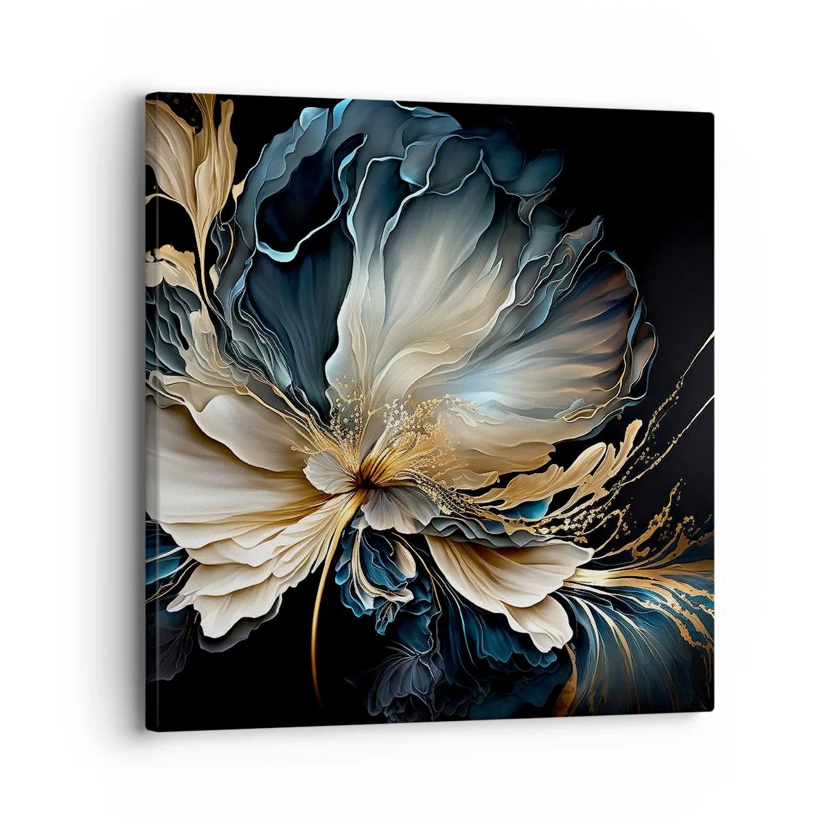 Schilderen op canvas - Sprookjesachtige varenbloem - 30x30 cm