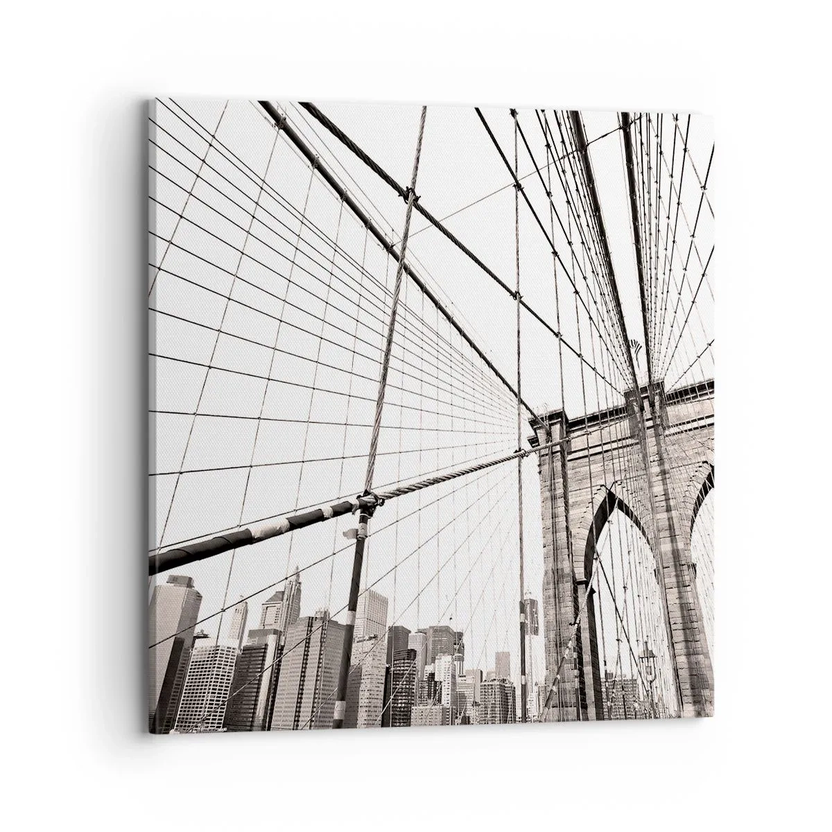 Schilderen op canvas - Kathedraal van New York - 70x70 cm