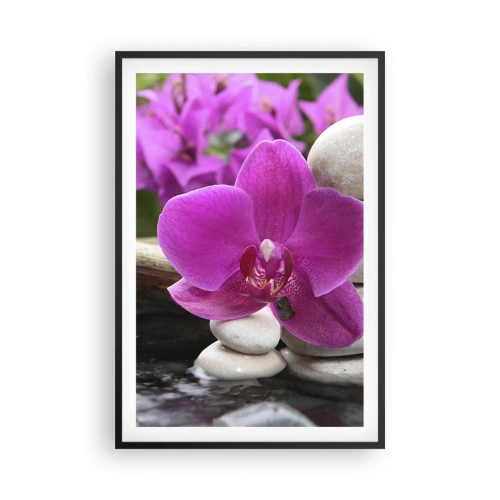 Poster in een zwarte lijst - Je bent al aan het rusten - 61x91 cm