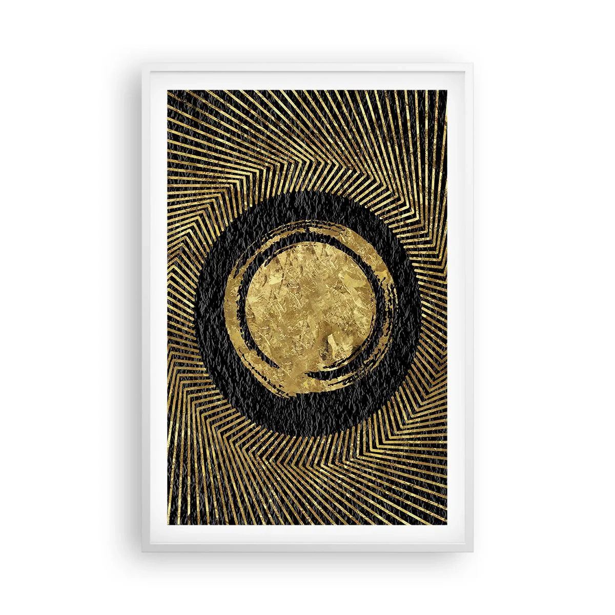 Poster in een witte lijst - Glamour-compositie - 61x91 cm