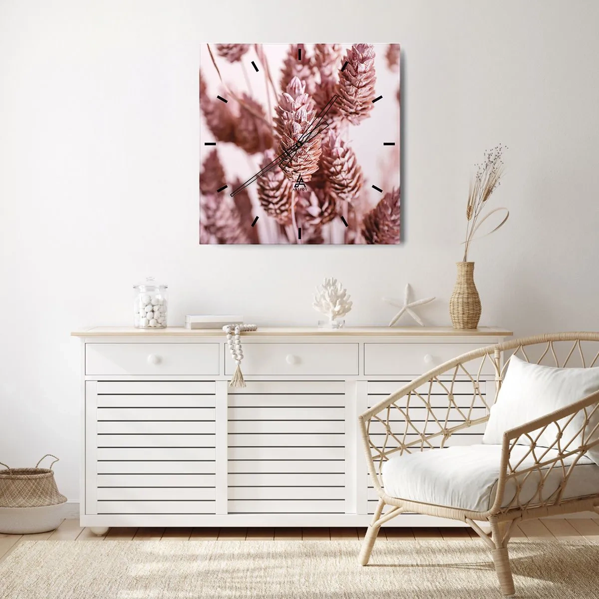 Wandklok - Klok - Schijnbaar onopvallend - 30x30 cm