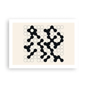 Poster - Chinees spel – variatie - 70x50 cm