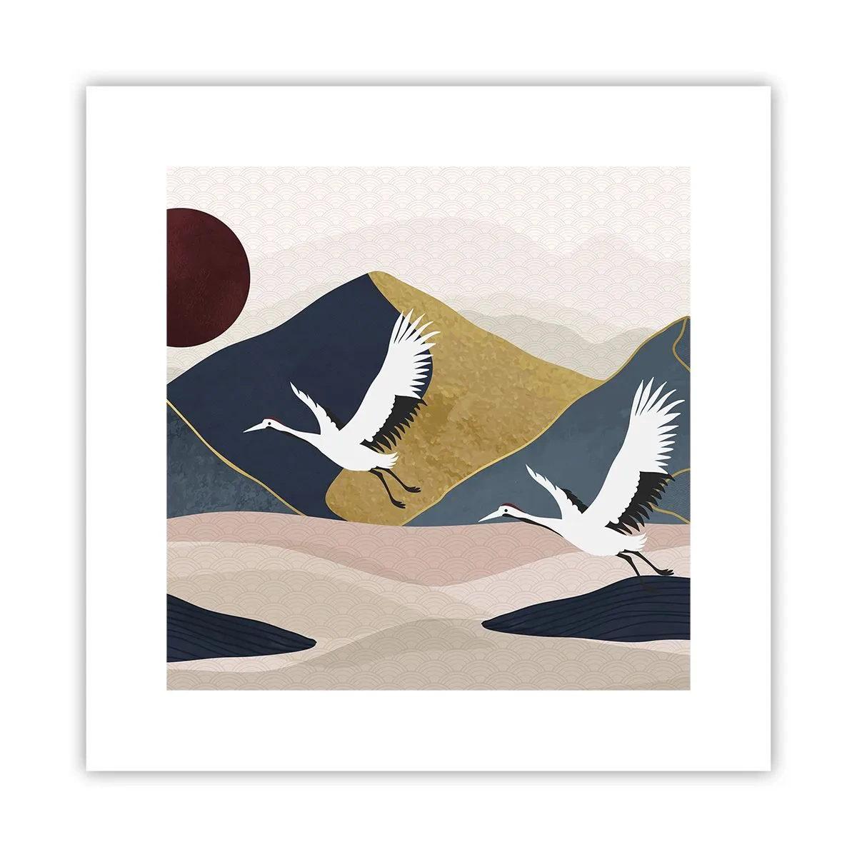 Poster - Het is weer een dag GEGAAN - 30x30 cm