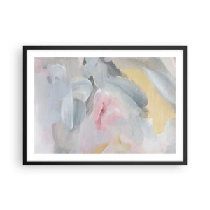 Poster in een zwarte lijst - In een pastelkleurige wereld - 70x50 cm