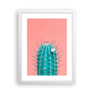 Poster in een witte lijst - Kijk gewoon - 30x40 cm