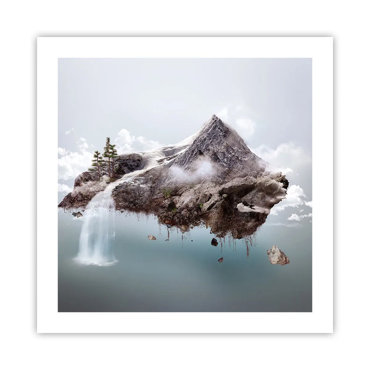 Poster - Gezien met het oog van een surrealist - 50x50 cm