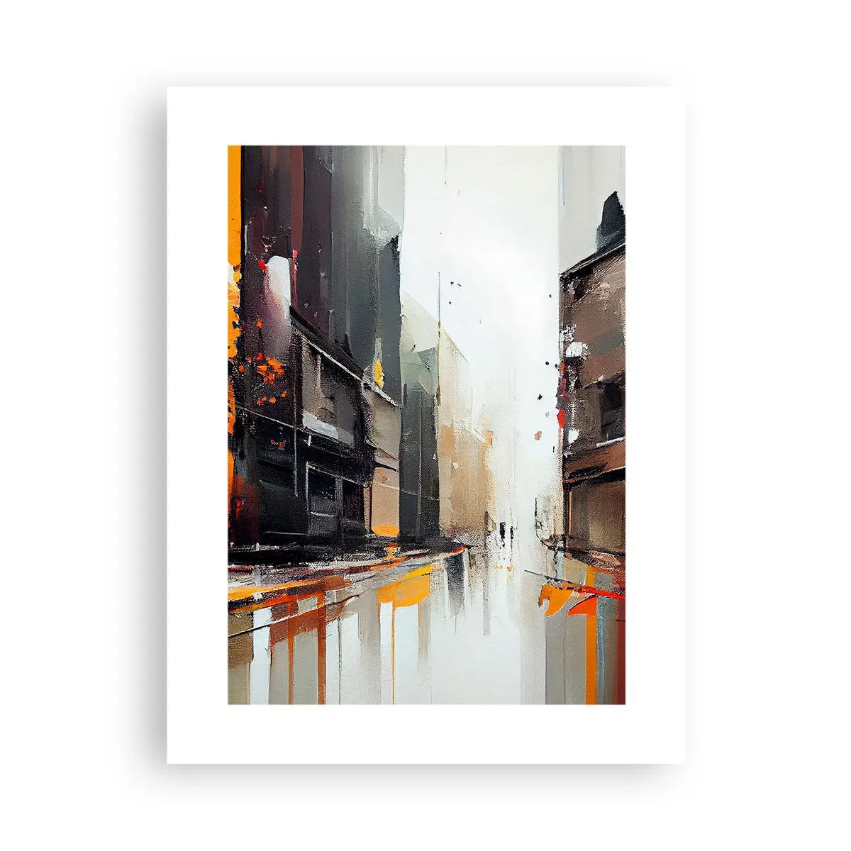 Poster - Regenachtige dag - 30x40 cm